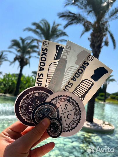 Клубные наклейки Skoda Superb Club