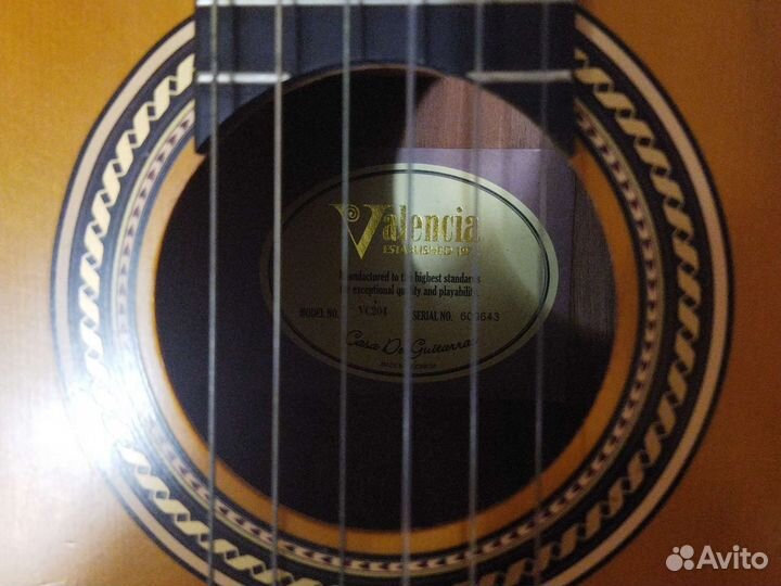 Классическая гитара - Valencia established 1972