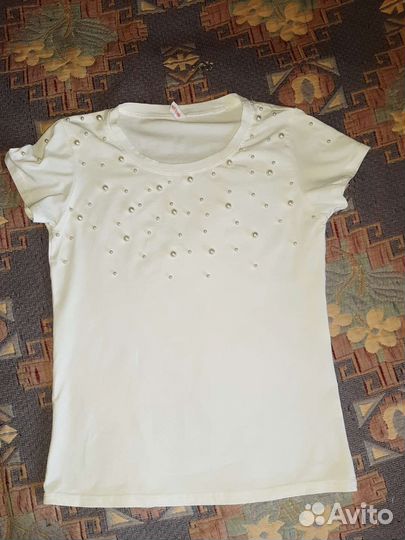 Пакет белых летних вещей размера xs-s