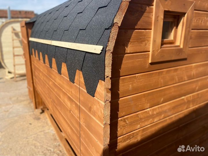 Баня бочка под ключ