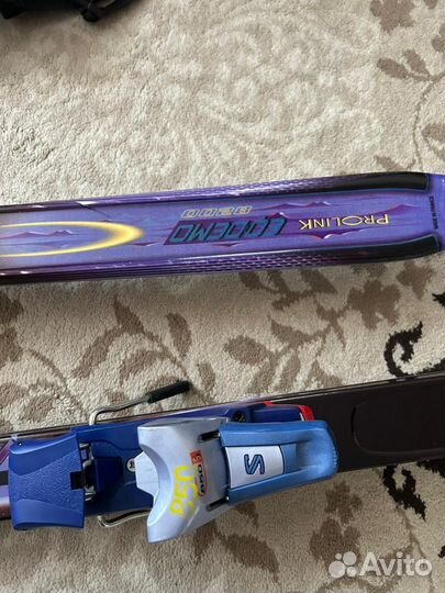 Горные лыжи с креплениями Salomon