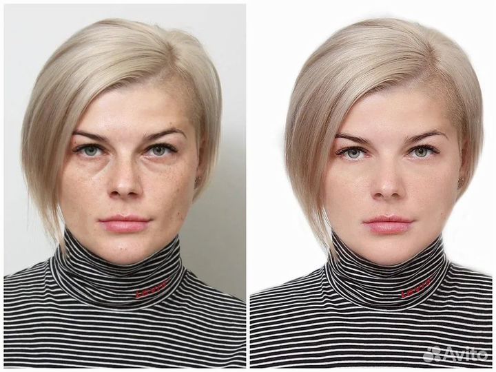 Красивое фото на паспорт, реставрация старых фото