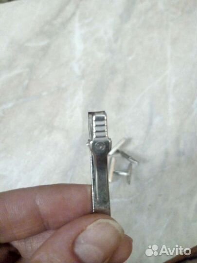 Запонки и зажим для галстука