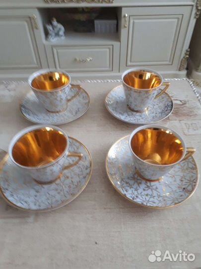 Кофейная пара фарфор Чехословакия