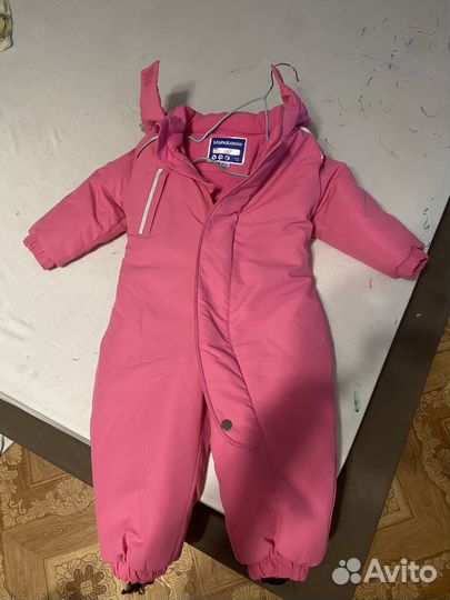 Зимний комбинезон для девочки 86