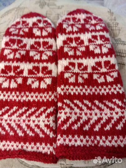 Варежки самовязки