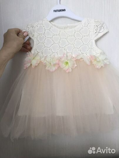 Платье для девочки от 6 месяцев до 1года