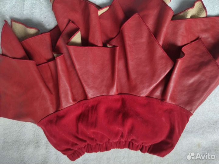 Юбка кожаная для девочки