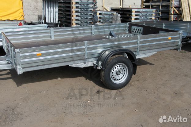 Прицеп 18.022 для двух снегоходов. Уст. фаркопа