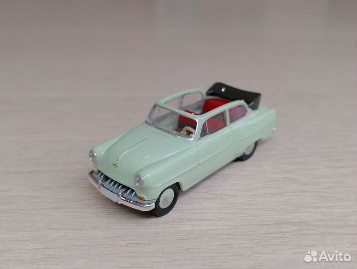 A30) Opel Olympia Rekord Cabrio (1953-1957) мятный