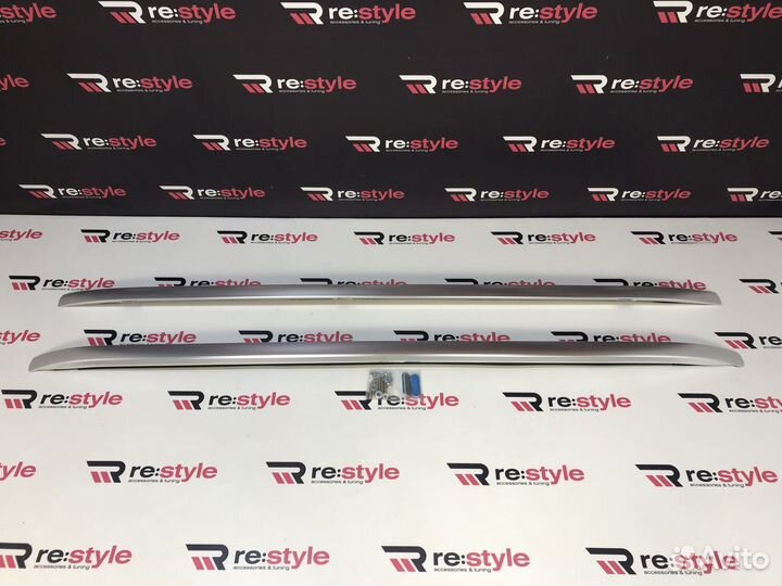 Рейлинги Prado 150 Стиль GX Серебро