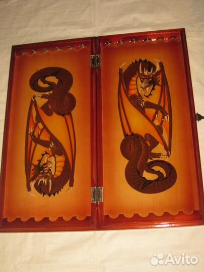 Нарды резные. Дерево