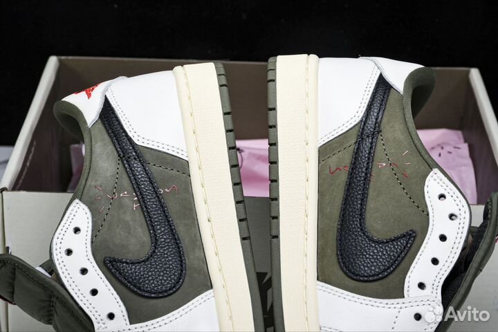 Travis Scott x Air Jordan 1 Low OG“Medium Olive”