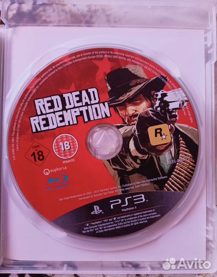 RDR ps3, оригинальная упаковка
