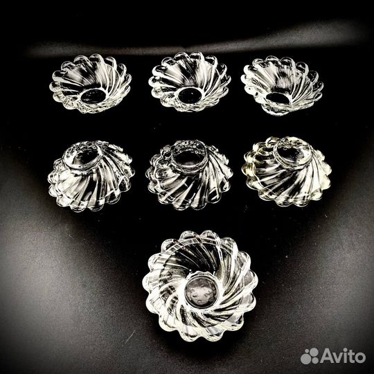 Набор вазочек, розетка для варенья, мёда СССР