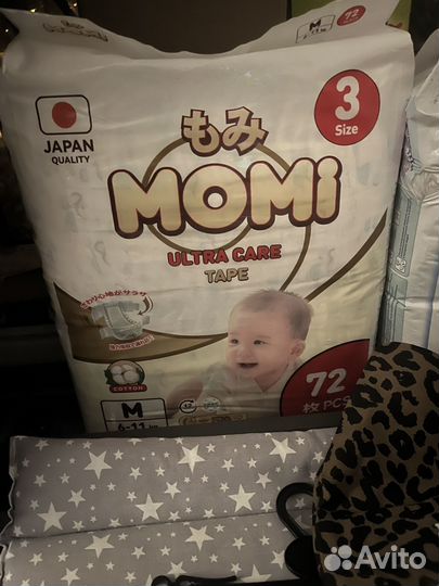 Подгузники momi 3 (m)