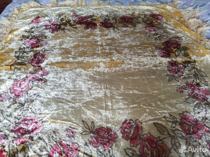 Скатерть,занавеси плюшевые СССР