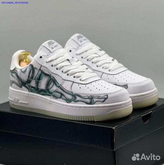 Кроссовки Nike Air Force 1 Low Skeleton White (Арт