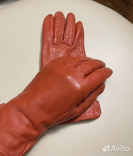 Перчатки (размер 7) цвет терракотовый