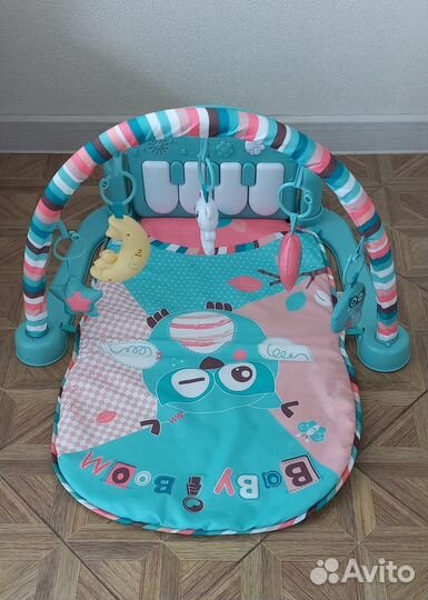 Детский развивающий музыкальный игровой коврик