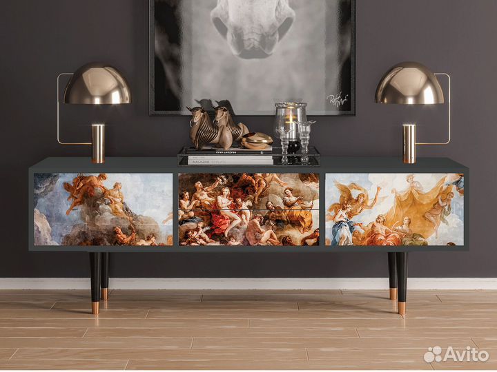 Тв-тумба T4 - Антрацит - Versailles