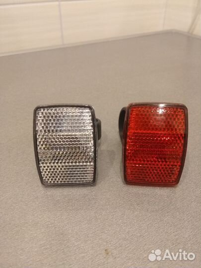 Катафоты для велосипеда передний и задний (новые)