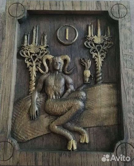 Черные иконы Бафомета,Енахи,Мафавы