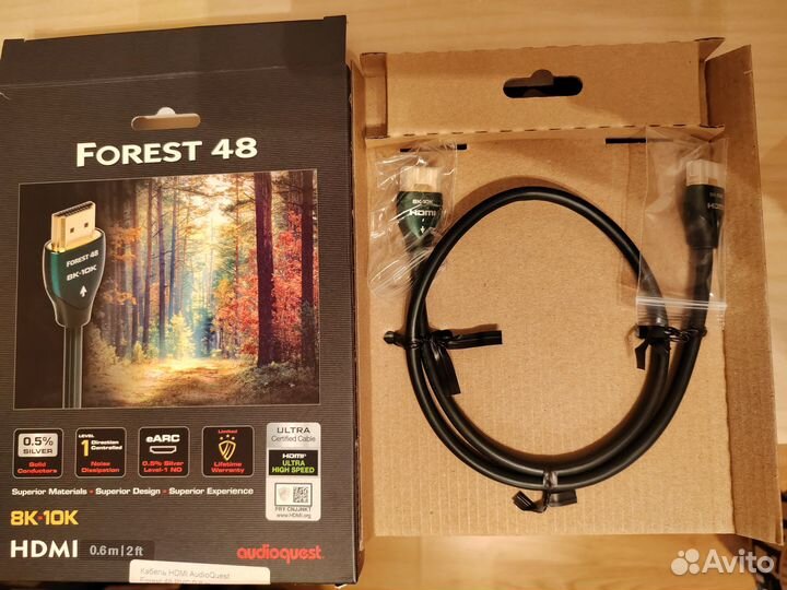 Кабель hdmi AudioQuest Forest 48 PVC 0.6 м