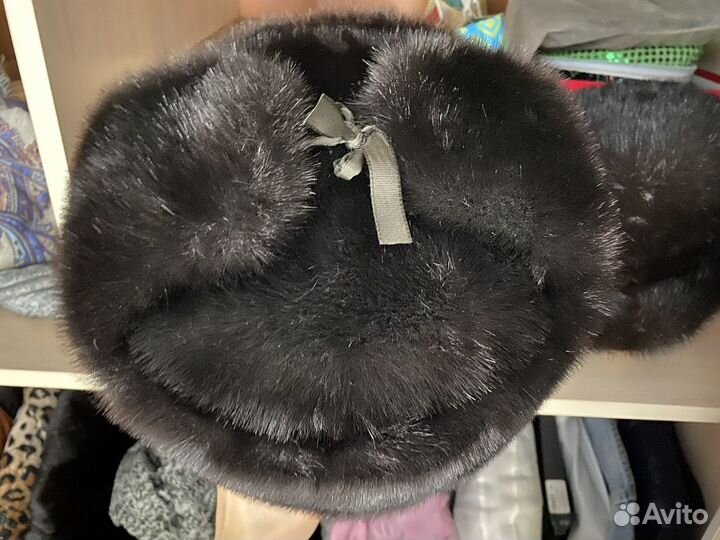 Норковая шапка мужская