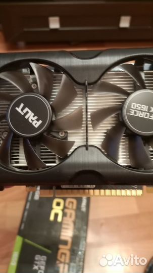 Видеокарта Palit nvidia GeForce GTX 1650 GamingPro