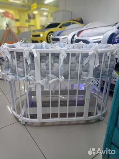 Кровать для новорожденных с матрасами