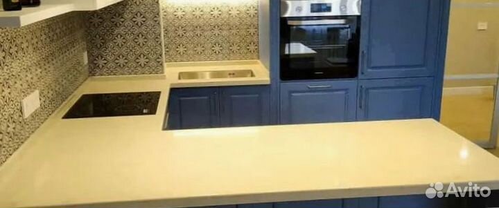 Столешница для кухни из искусственного камня