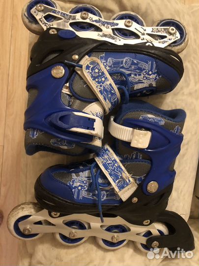 Роликовые коньки детские раздвижные 30-34