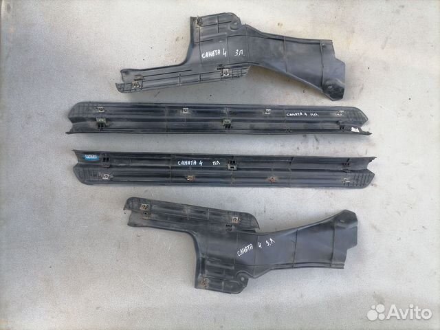 Накладка порога (внутренняя) для Hyundai Sonata IV