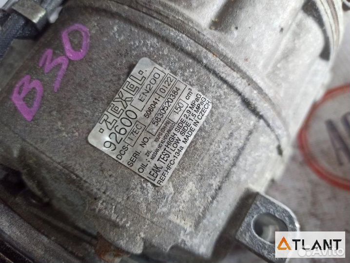 Компрессор кондиционера nissan lafesta
