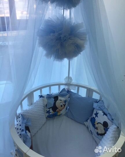 Бортики в кроватку новые