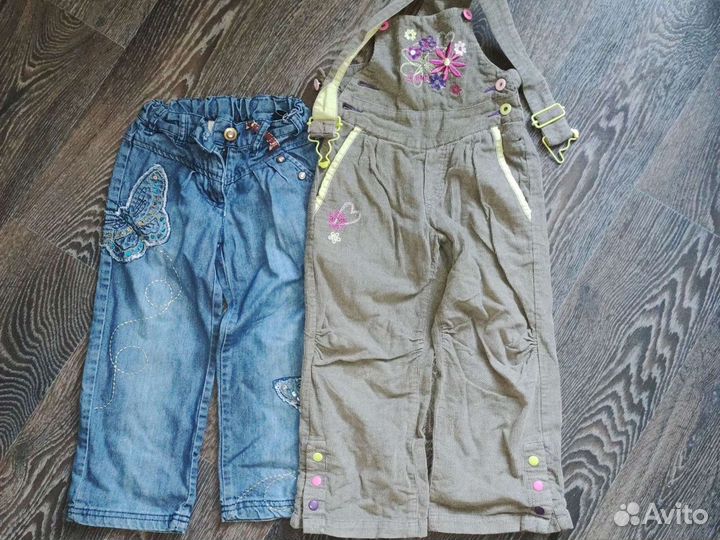 Вещи пакетом (16 шт) на девочку 98 см