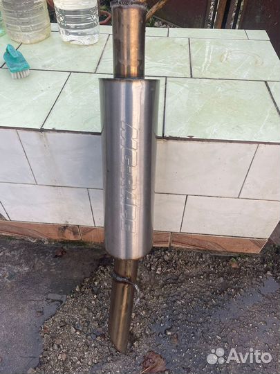 Задний бочок глушителя 63 мм