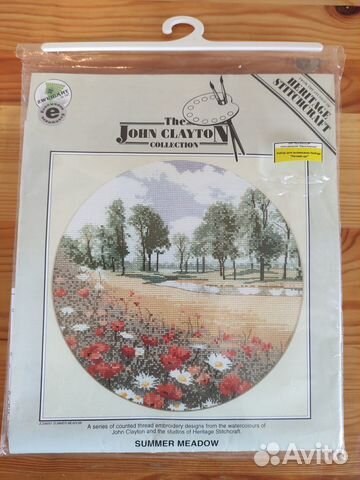 Набор для вышивки крестом Heritage Летний луг