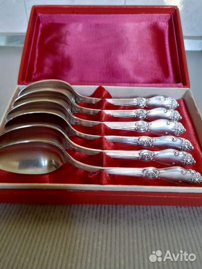 Набор столовых приборов мельхиор СССР