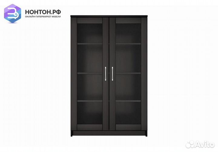 Шкаф-витрина Сириус дуб венге