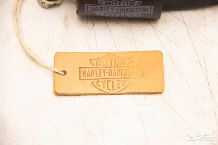 Ремень harley davidson bronw logo violet