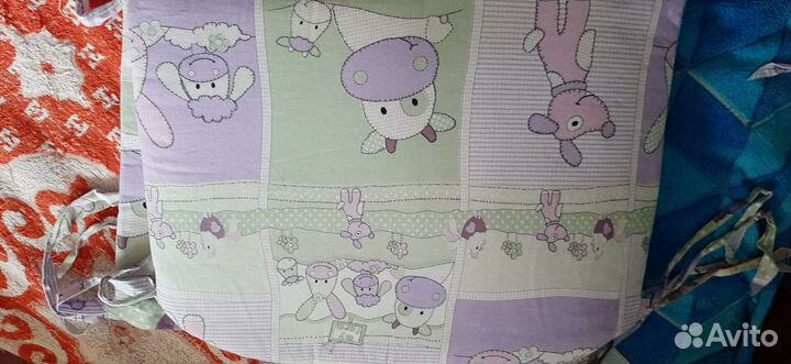 Постель с бортиками