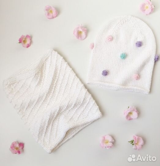 Детские шапки и комплекты в наличии и на заказ