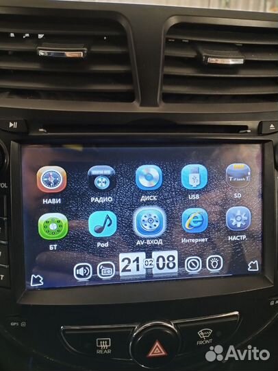 Магнитола хендай солярис