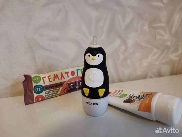 Детская электрическая зубная щетка Mega Ten