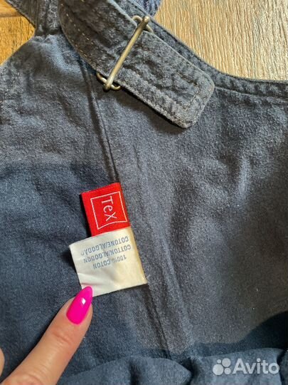 Джинсовый комбинезон