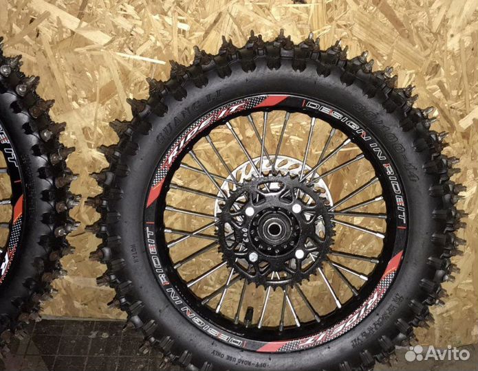 Шины на питбайк коплект 17 14