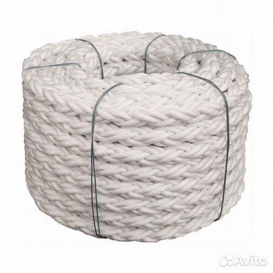 Канат швартовый с гашами 56мм 8-прядный