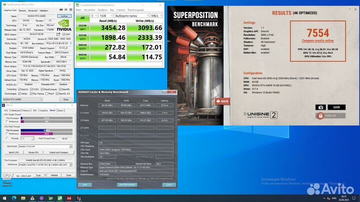 Мощный пк cpu 12/24, 64Gb, RTX a4000 16gb